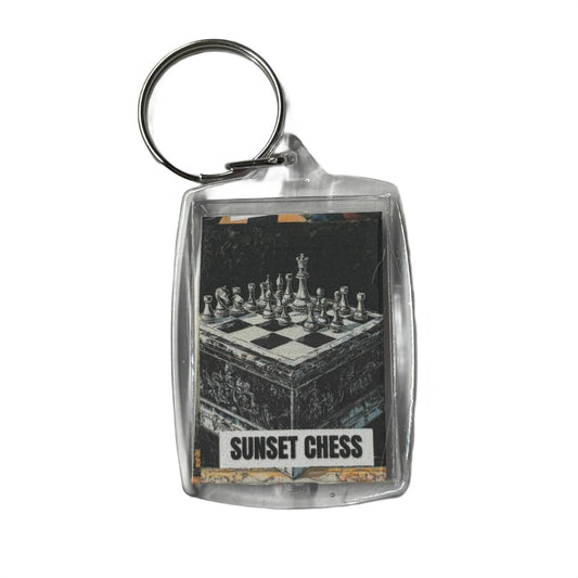 Old School - Chess  Photo Keychain
