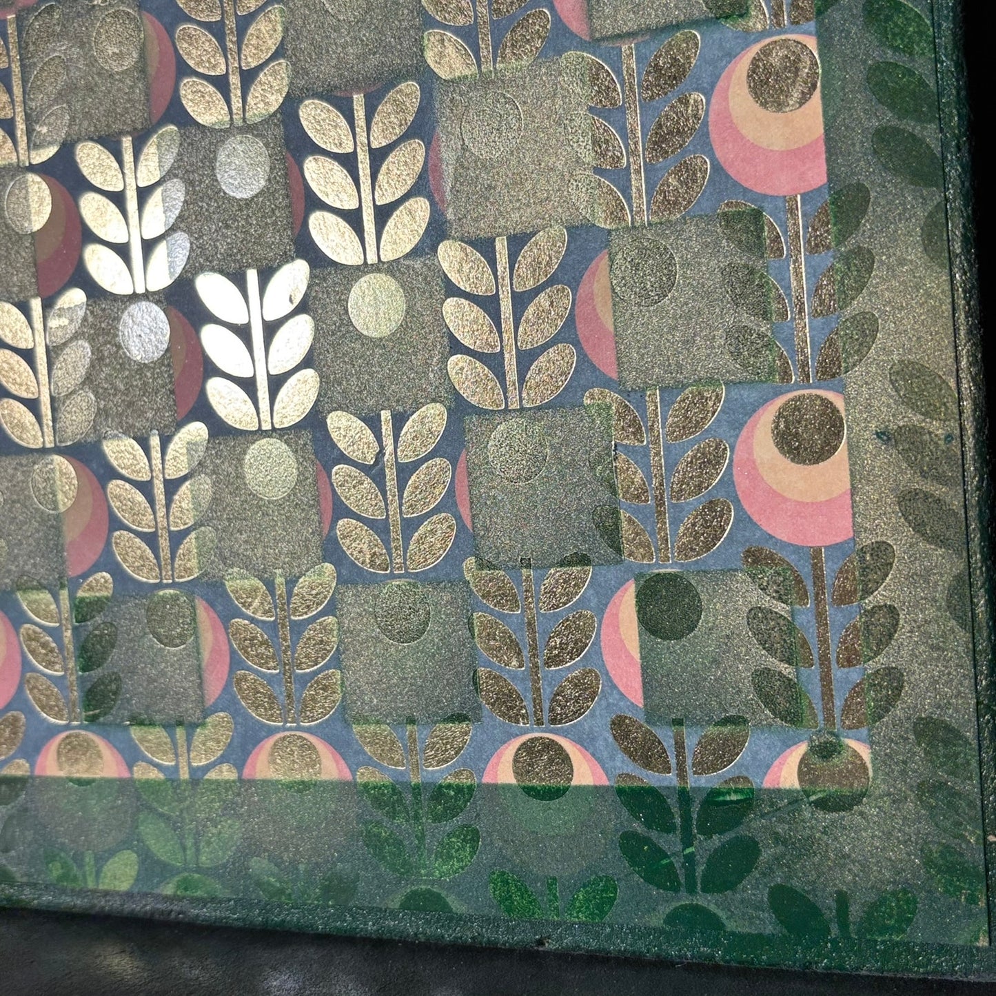 Emerald Green - Scrapbook Chess Board