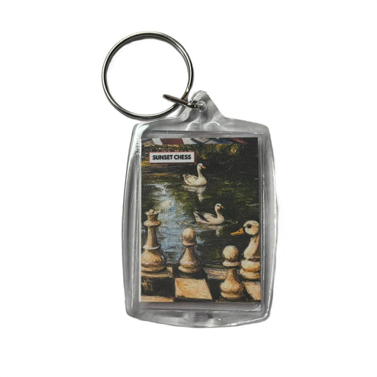 Duck Pond - Chess  Photo Keychain