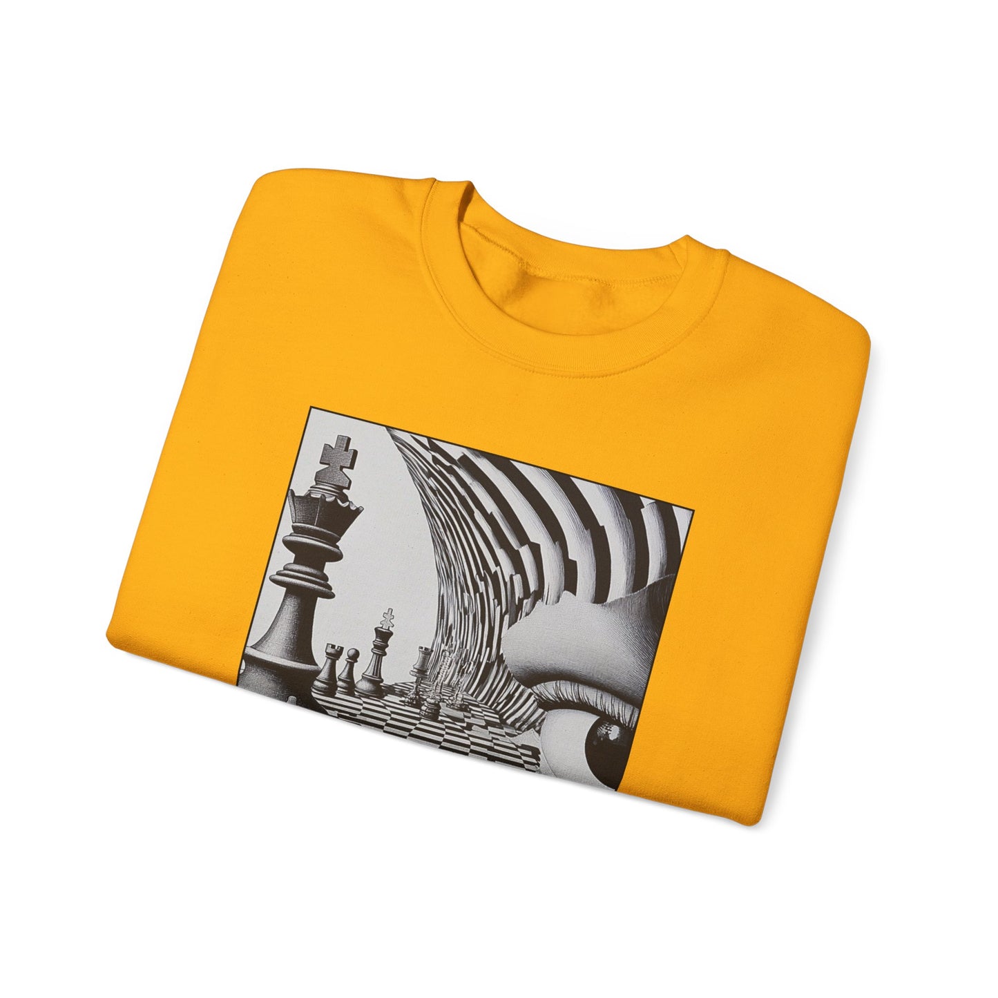 The White illusion - Yellow Gold Crewneck Sweater