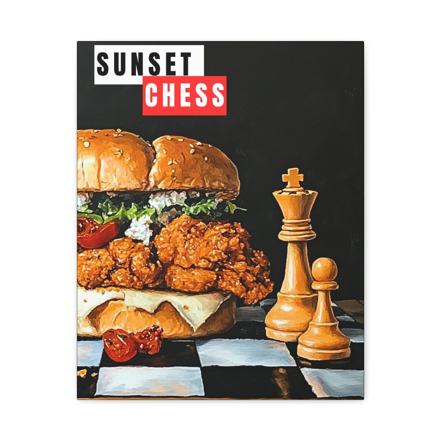 Order Up!! - Canvas Chess Print 16"x20"
