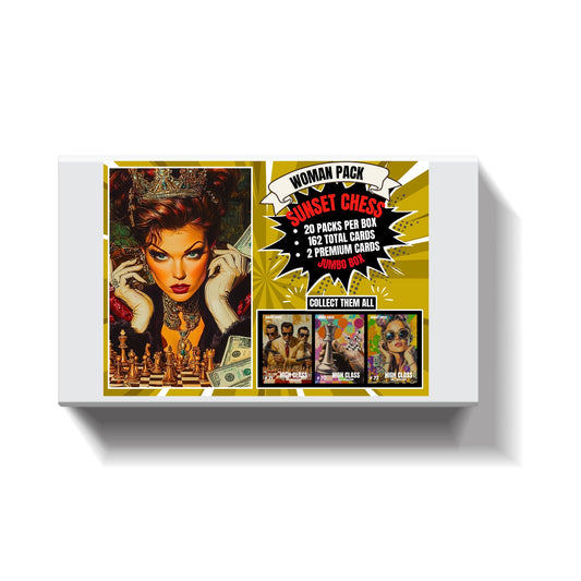 Women Collection - Jumbo Box Pack - Chess Trading Cards