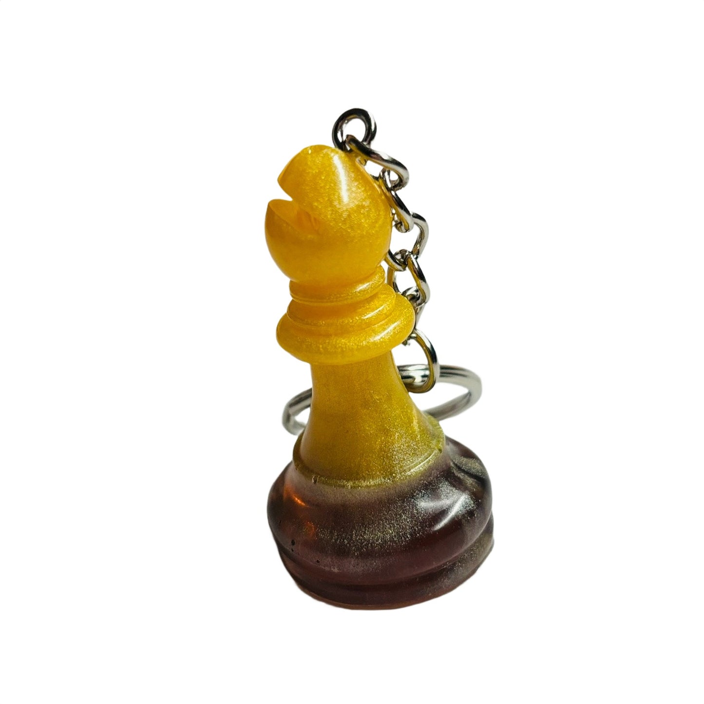 Yellow Coffee Bishop - Handmade Resin Keychain