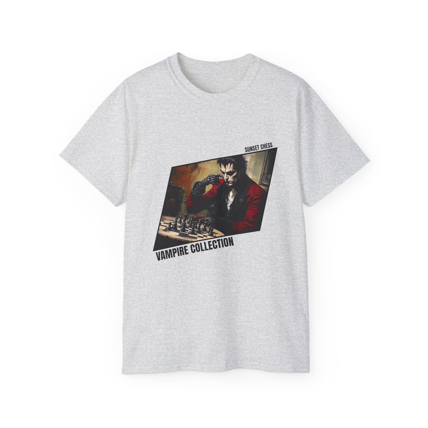 A Strategic Monster - Light Gray Chess T Shirt