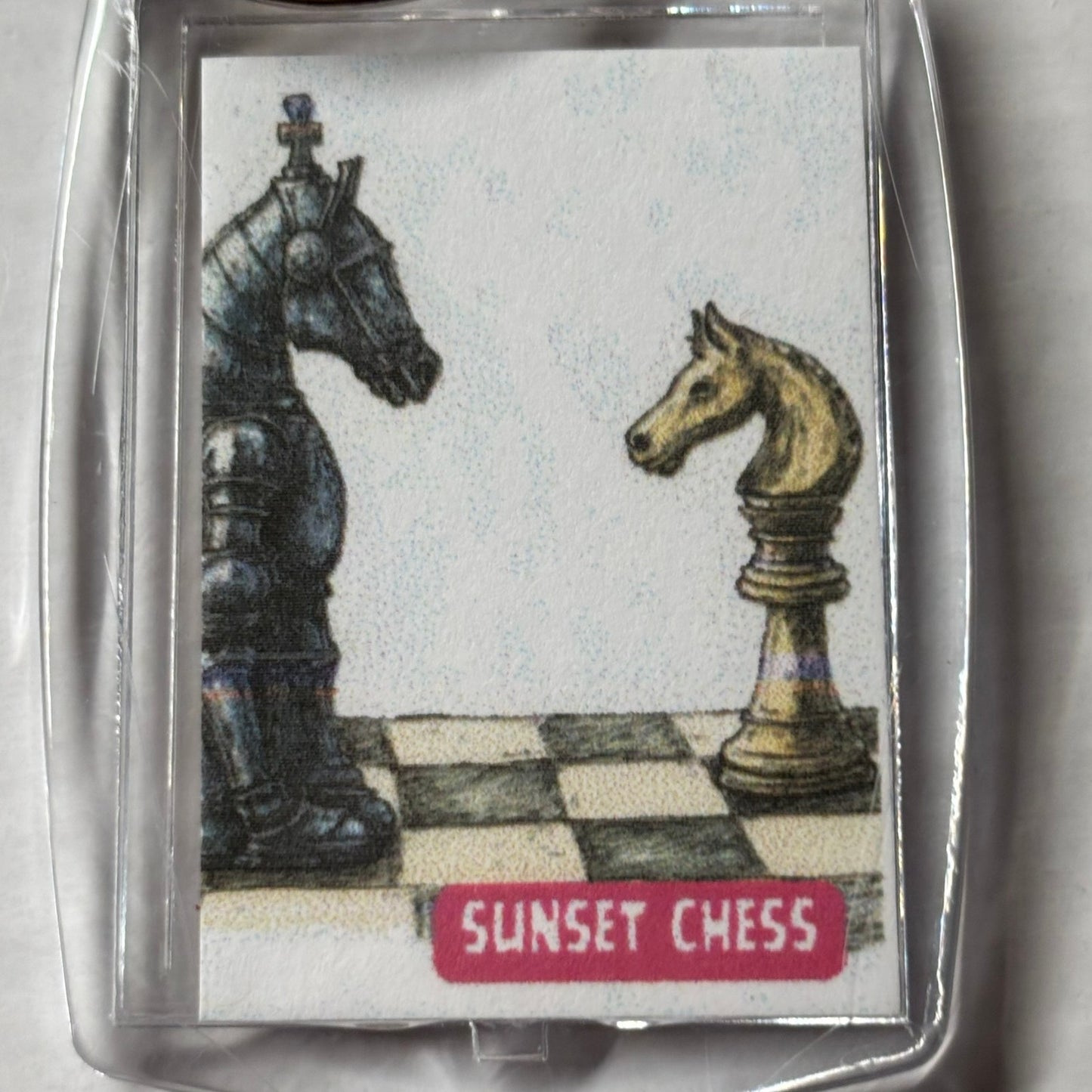 Little Knight - Chess  Photo Keychain