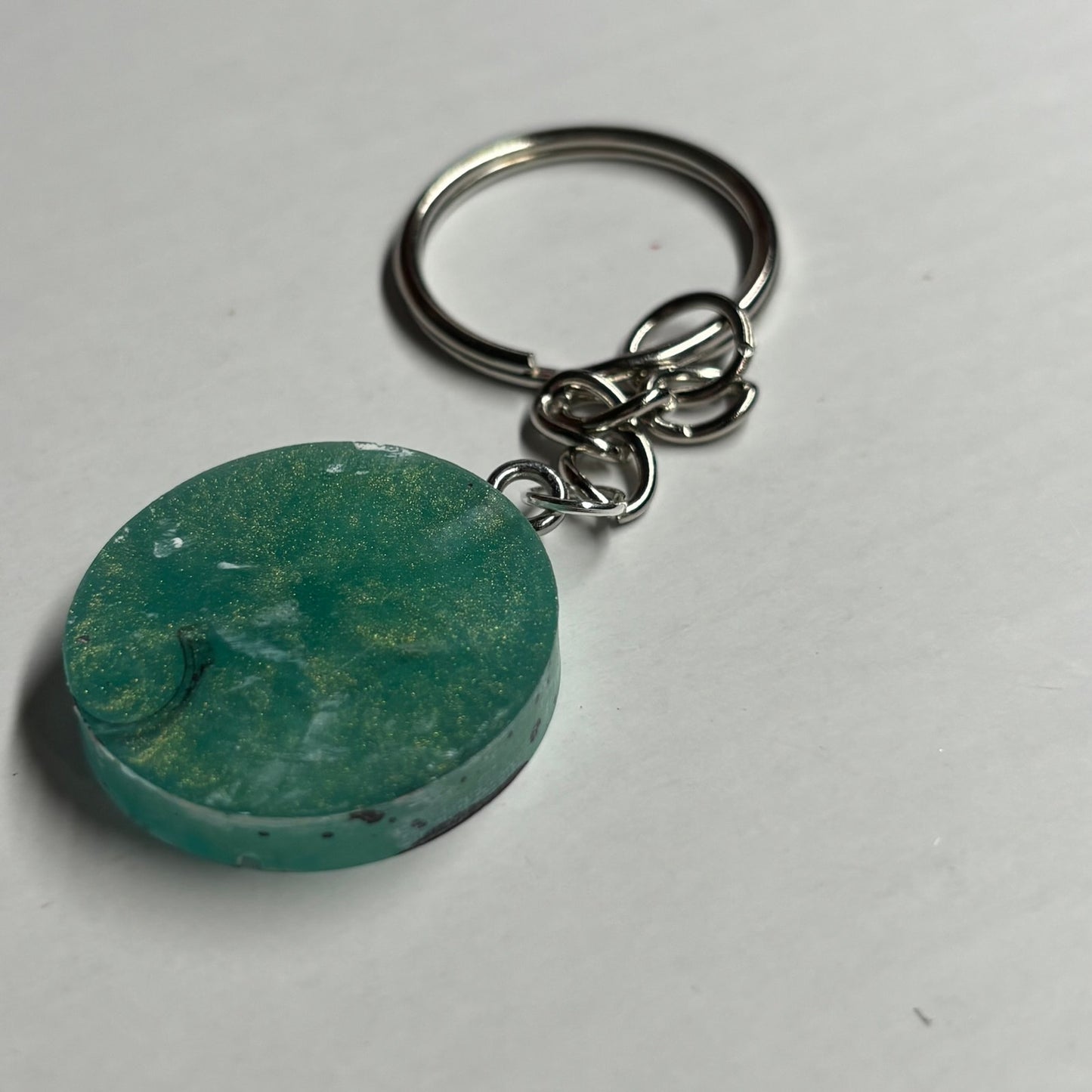 Sploosh Green Rook - Handmade Resin Keychain