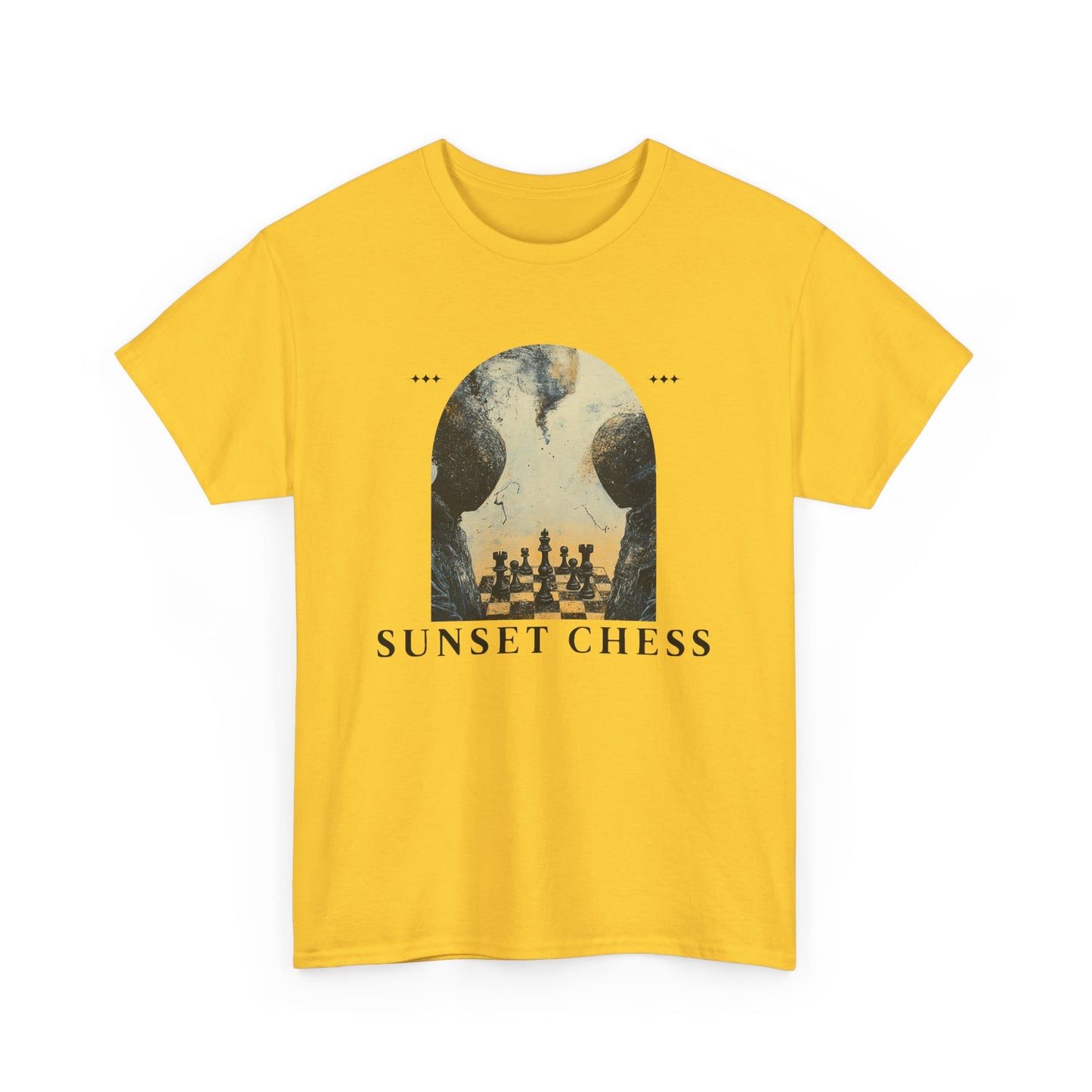 Smokey Heads Play Chess - Yellow Chess T Shirt
