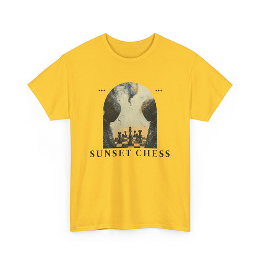 Smokey Heads Play Chess - Yellow Chess T Shirt
