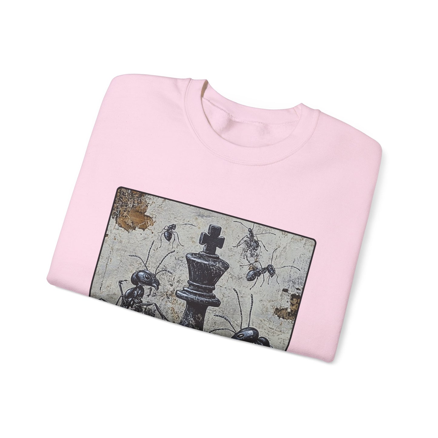 Ant Kingdom - Pink Chess Crewneck Sweater