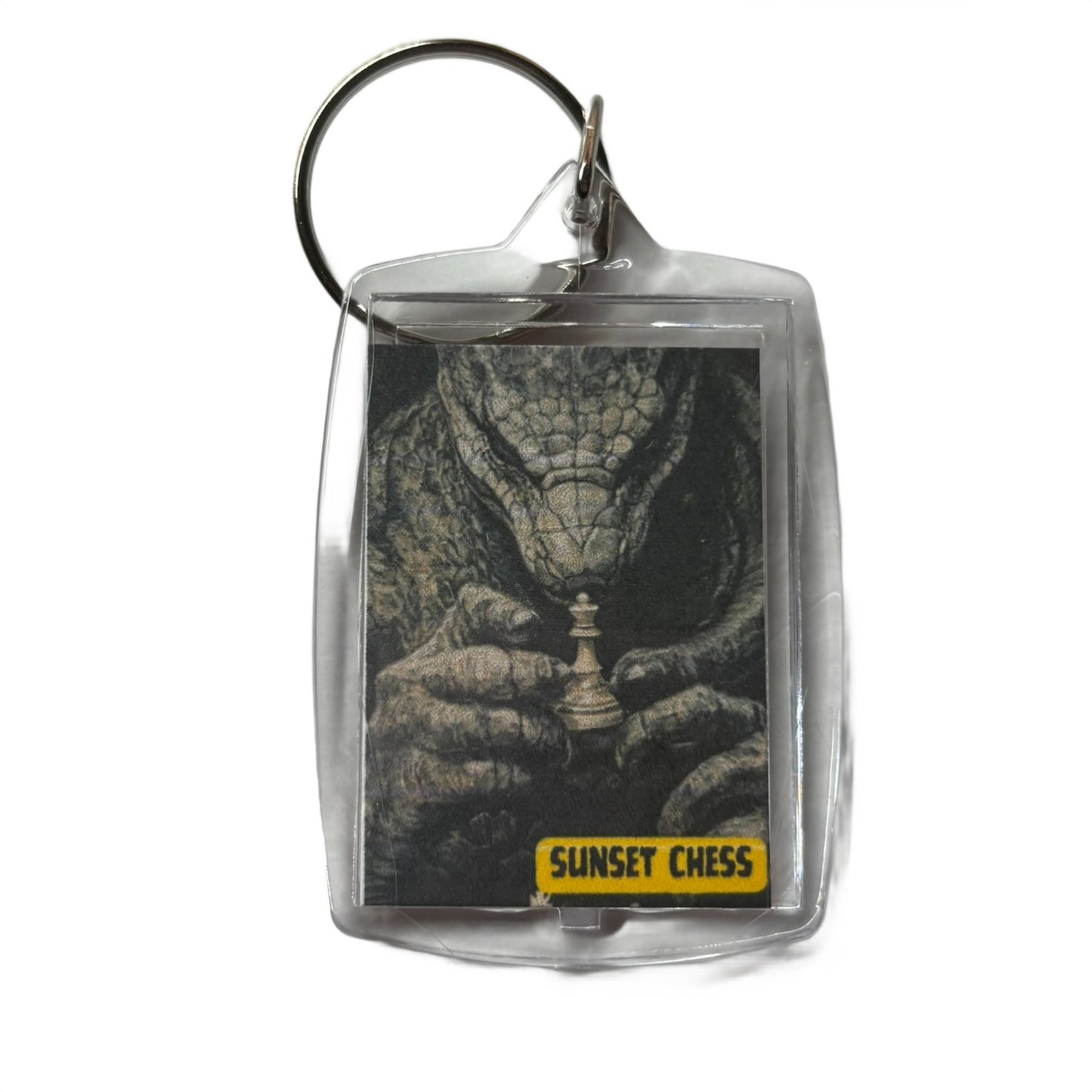 Lizard King - Chess  Photo Keychain