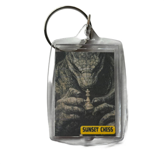 Lizard King - Chess  Photo Keychain