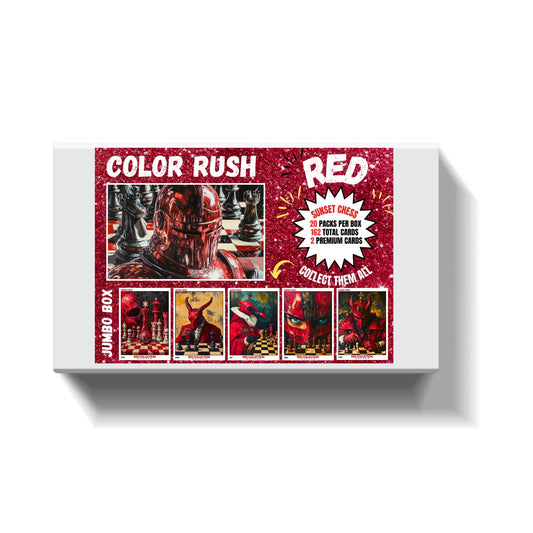 Red Color Rush - Jumbo Box Pack - Chess Trading Cards