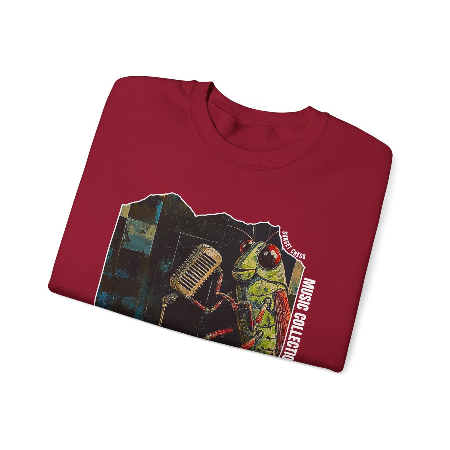Cricket Jazz - Red Chess Crewneck Sweater