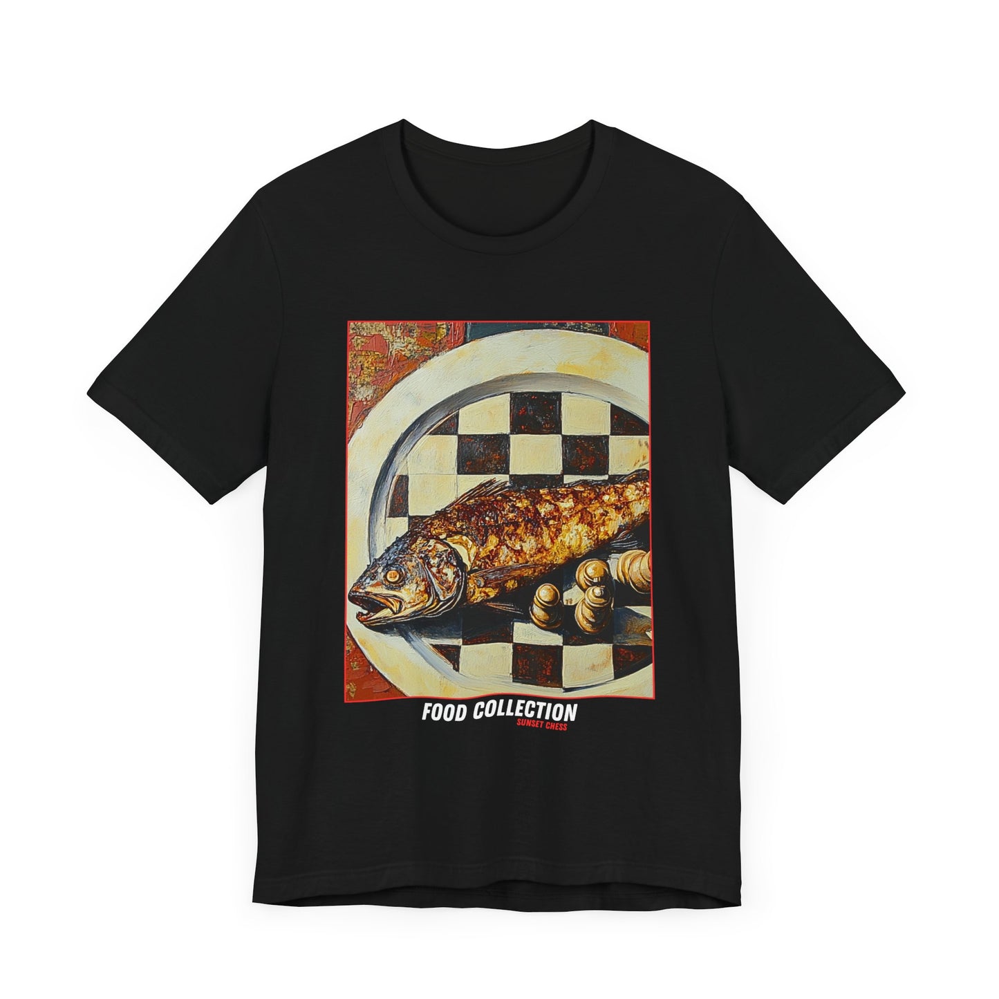 Fishy Chess - Black Chess T Shirt