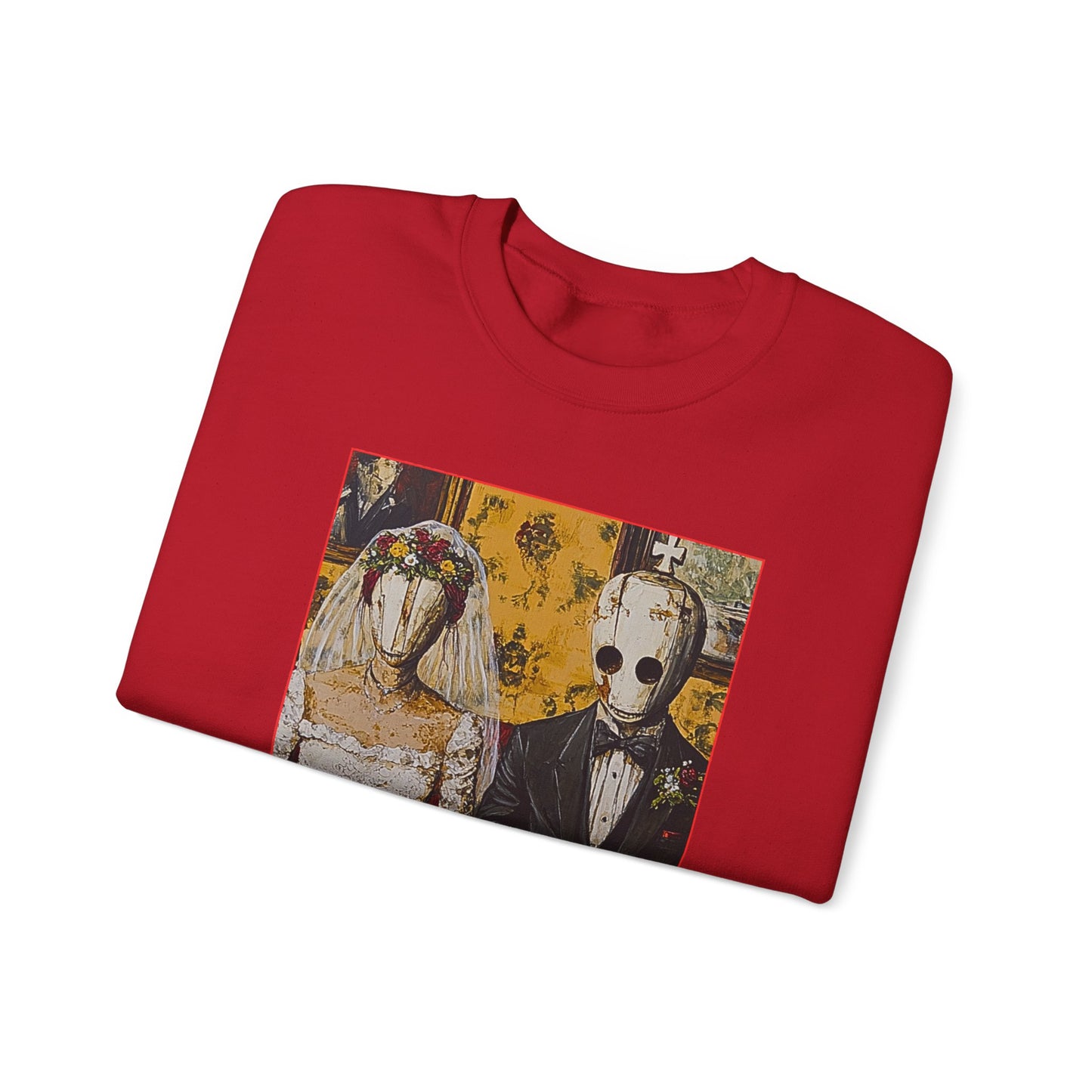 Cherry Red Wedding - Red Chess Crewneck Sweater