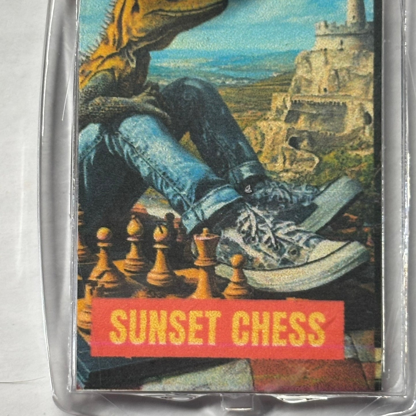 Chill Dragon - Chess  Photo Keychain