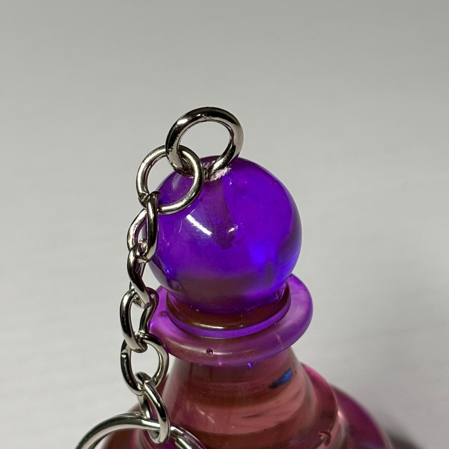 Mystic Purple Pawn - Handmade Resin Keychain - Large Edition