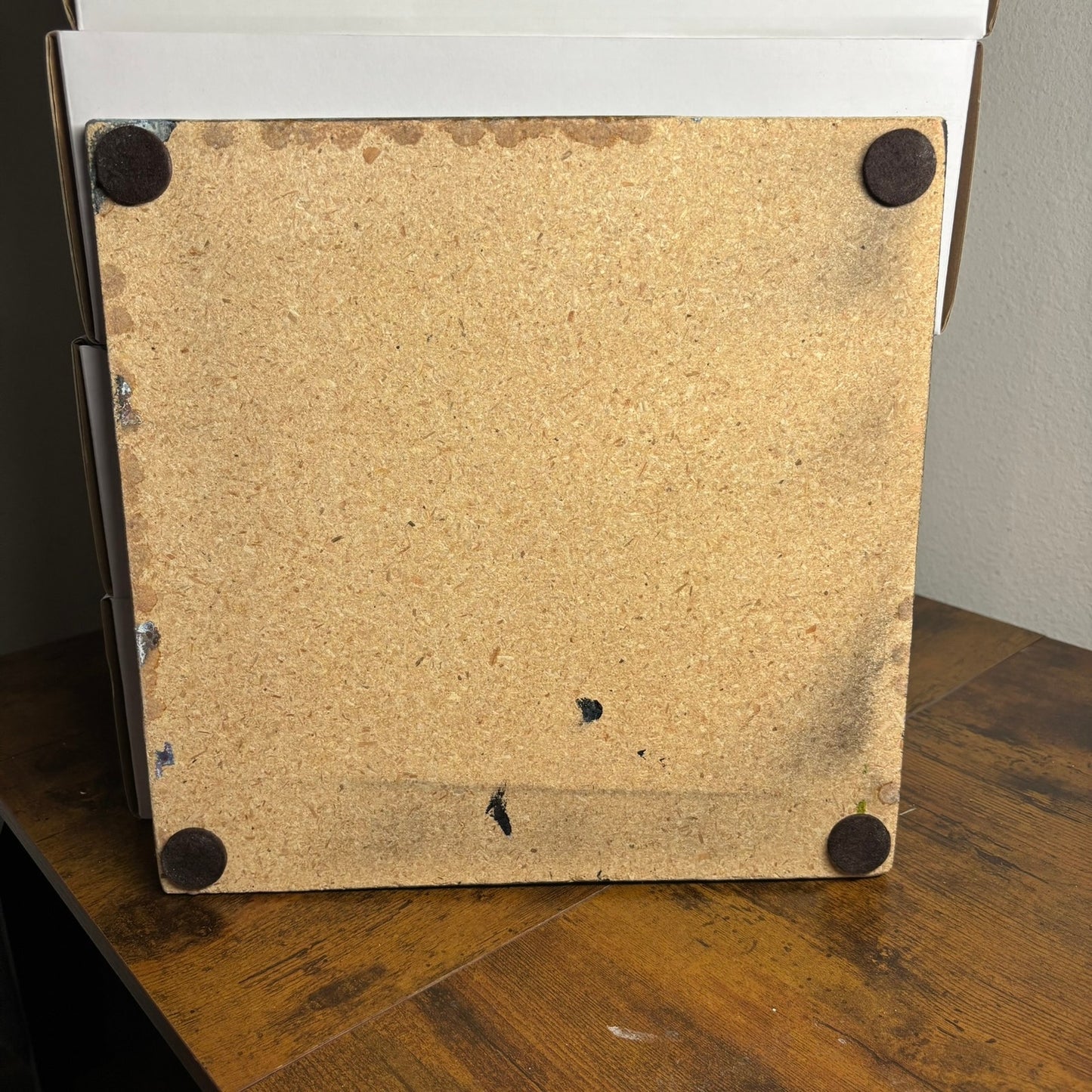 Greenish Blue & Black - Resin Coated Chess Board