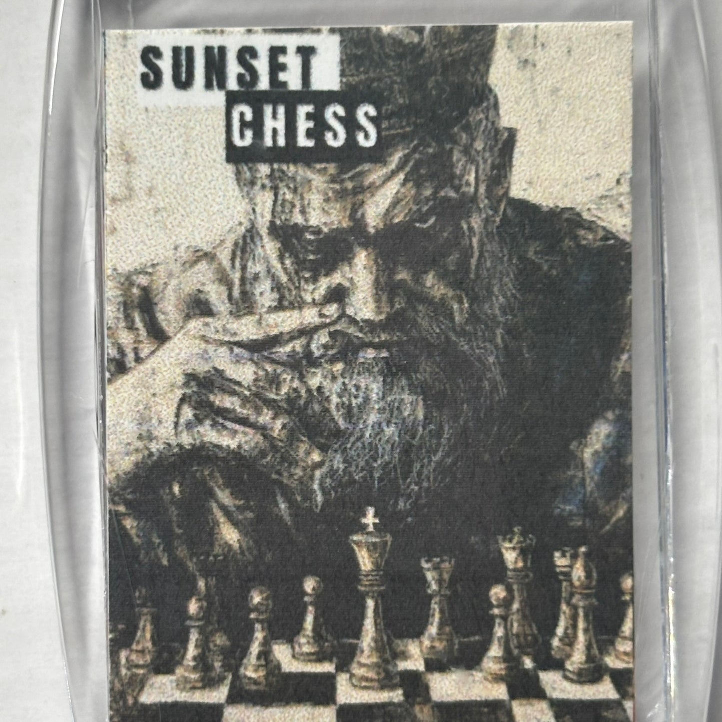 Angry King - Chess  Photo Keychain
