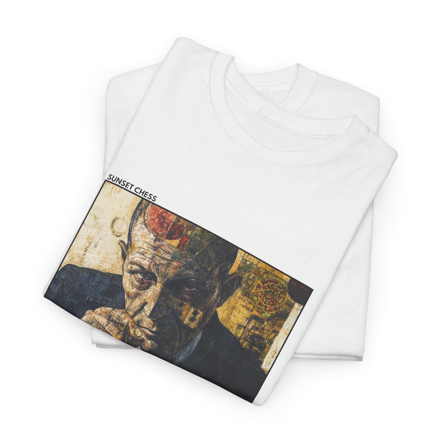 The Business Man - White Chess T Shirt