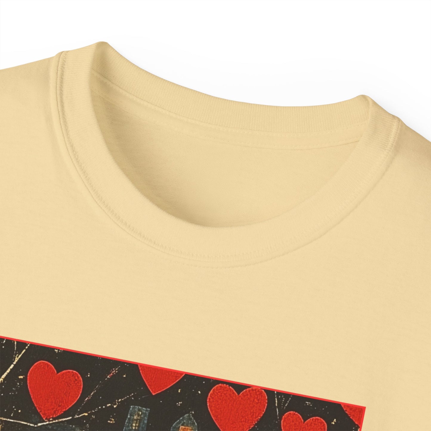 Innocent Love - Cream Tan Chess T Shirt