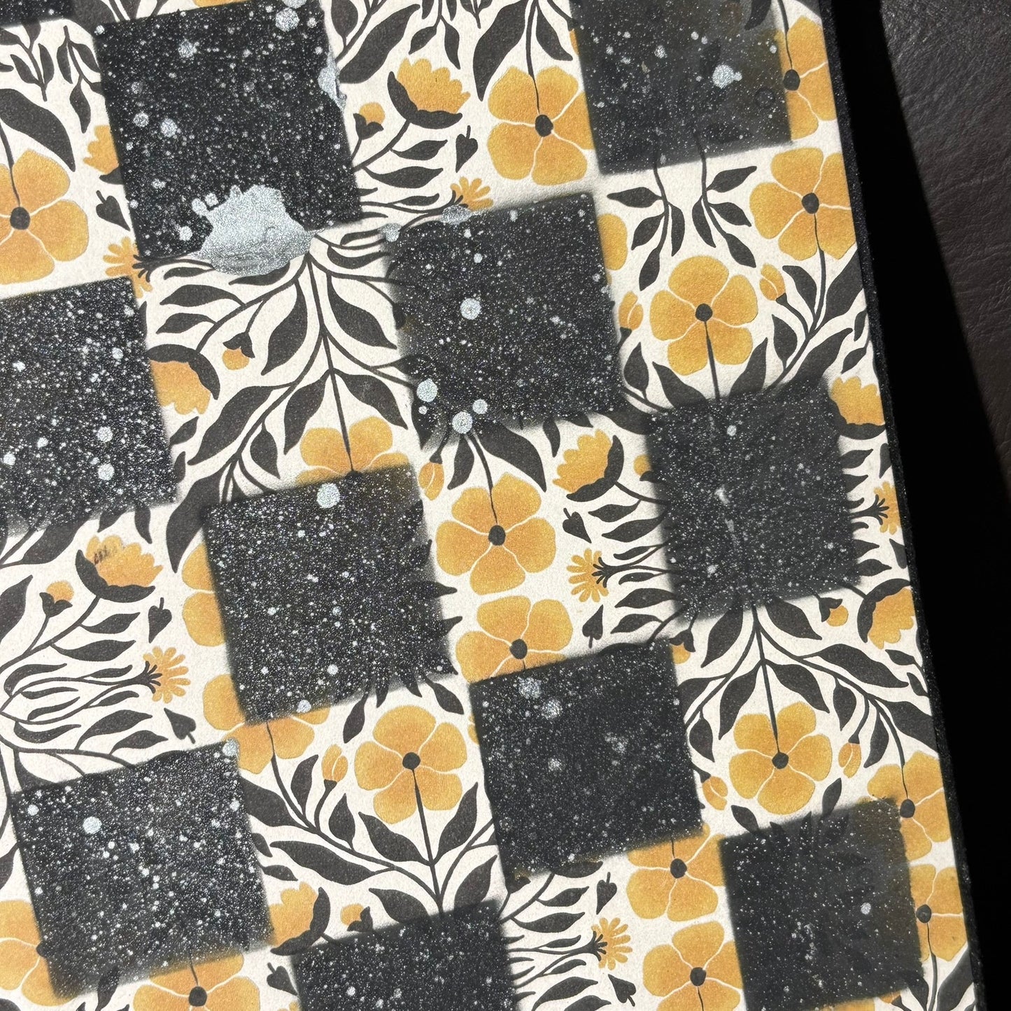 Vintage Pattern - Scrapbook Chess Board