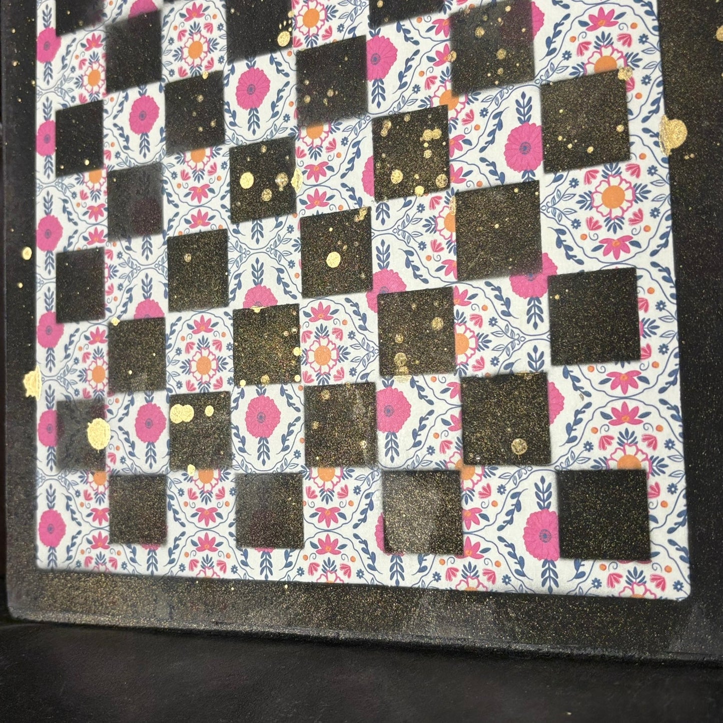 Classy Pattern - Scrapbook Chess Board