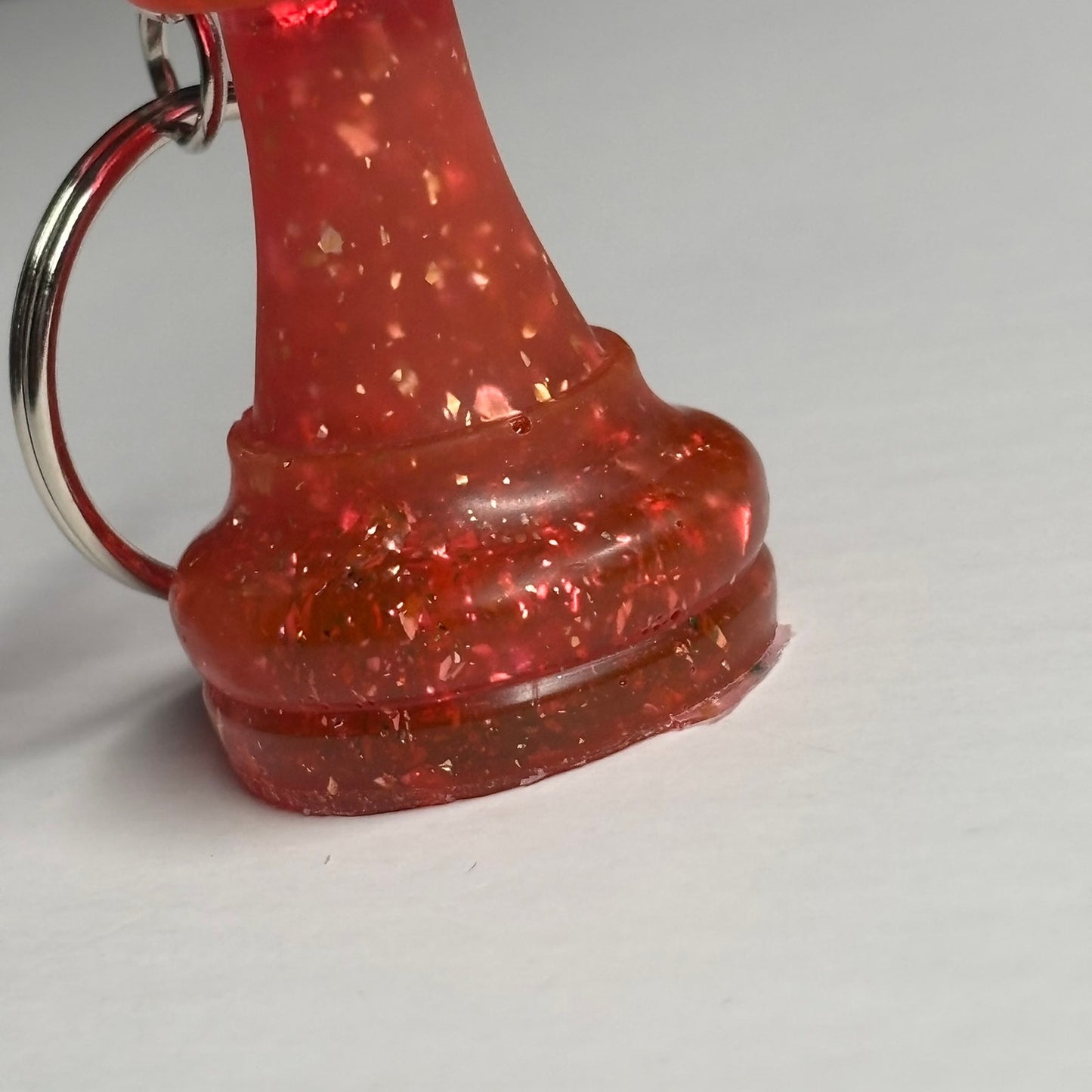 Red Royal King - Handmade Resin Keychain