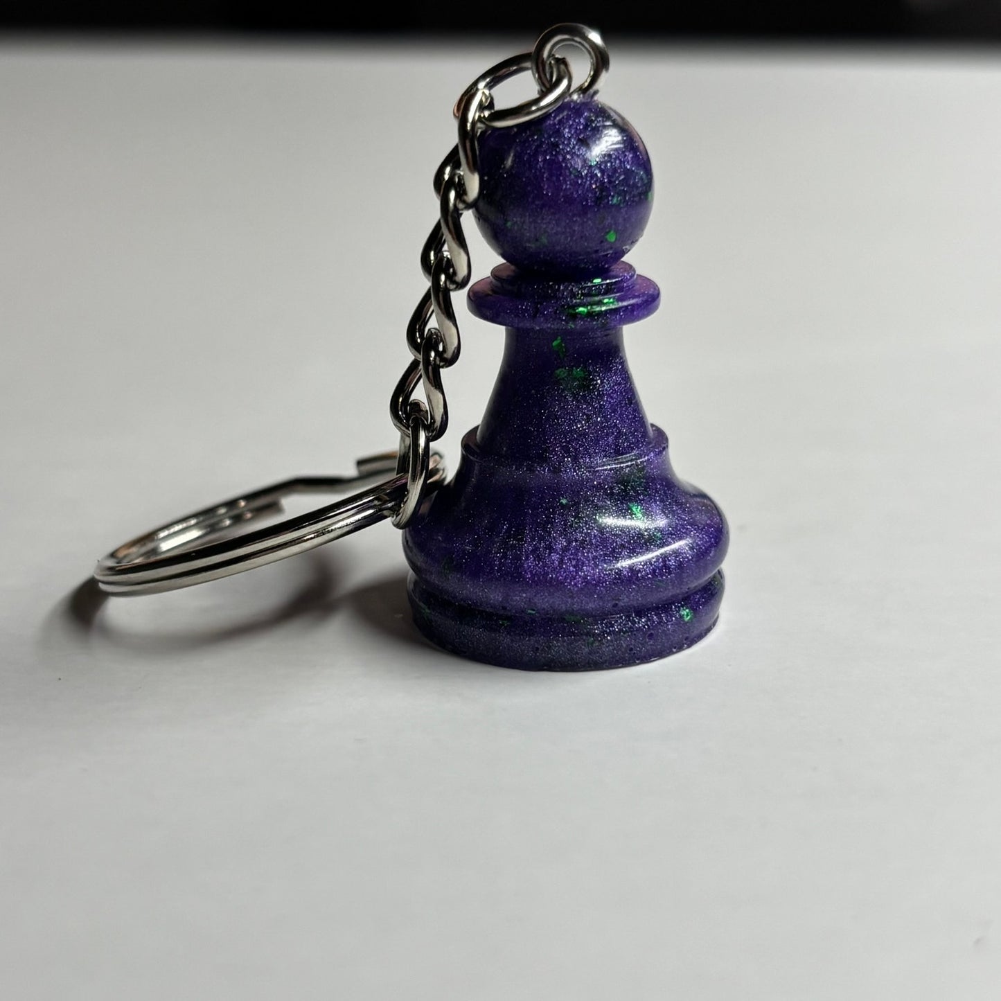 Purple Pawn - Handmade Resin Keychain