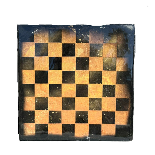 Fire Orange - Resin Coated Chess Board