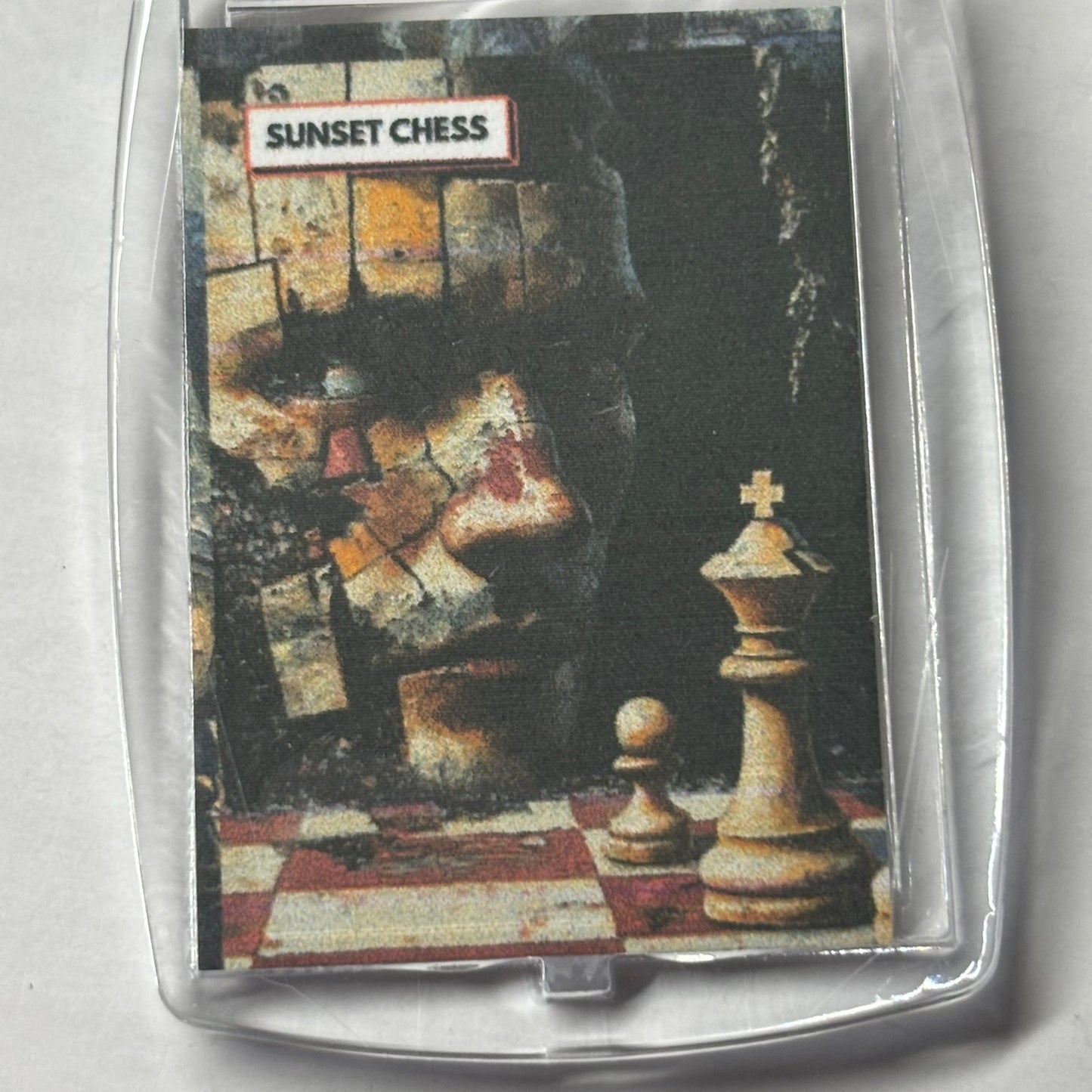 Face The Game - Chess  Photo Keychain