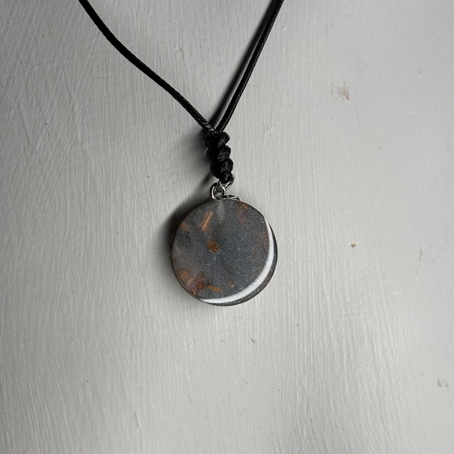 Dark Green Queen - Handmade Resin Chess Necklace