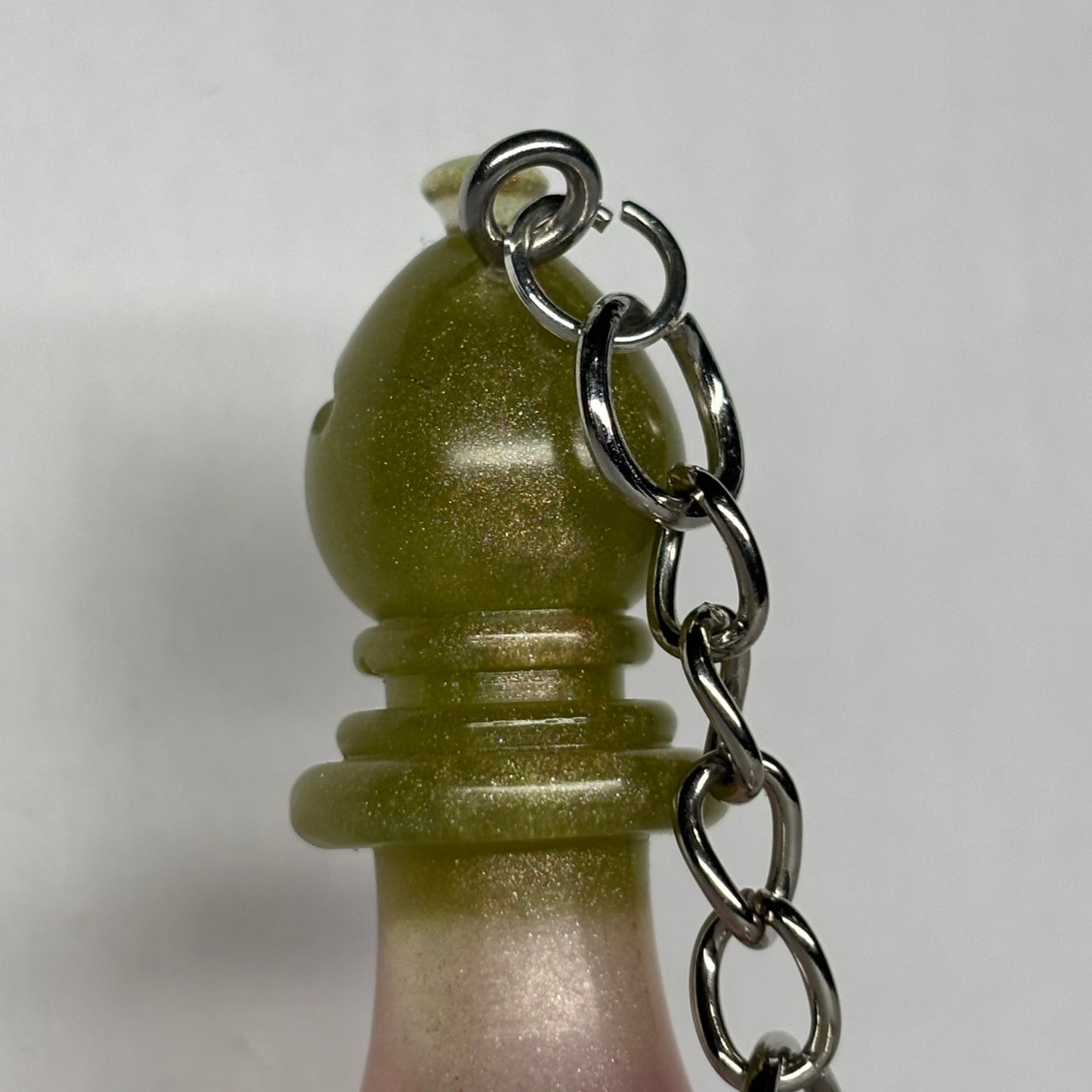 Royal Bishop Handmade Resin Keychain - One of a Kind Design