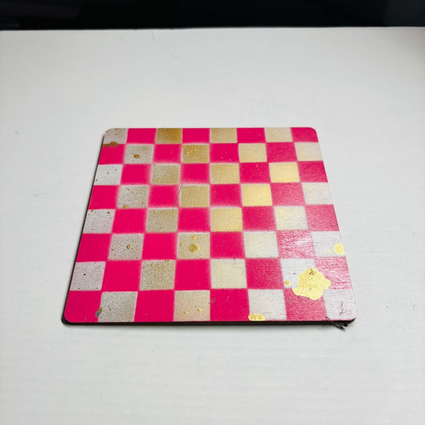 Pinkish Gold - Mini Chess Set