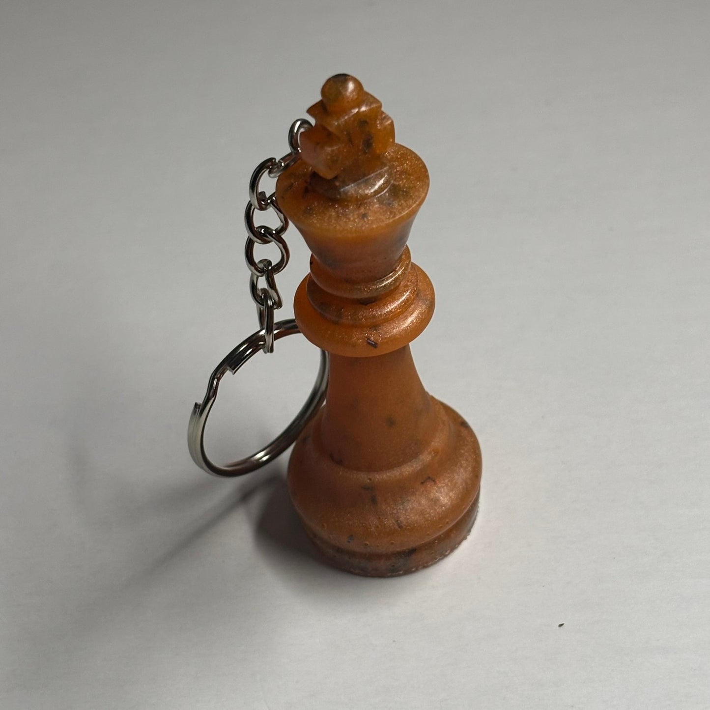 Fire Orange King - Handmade Resin Keychain