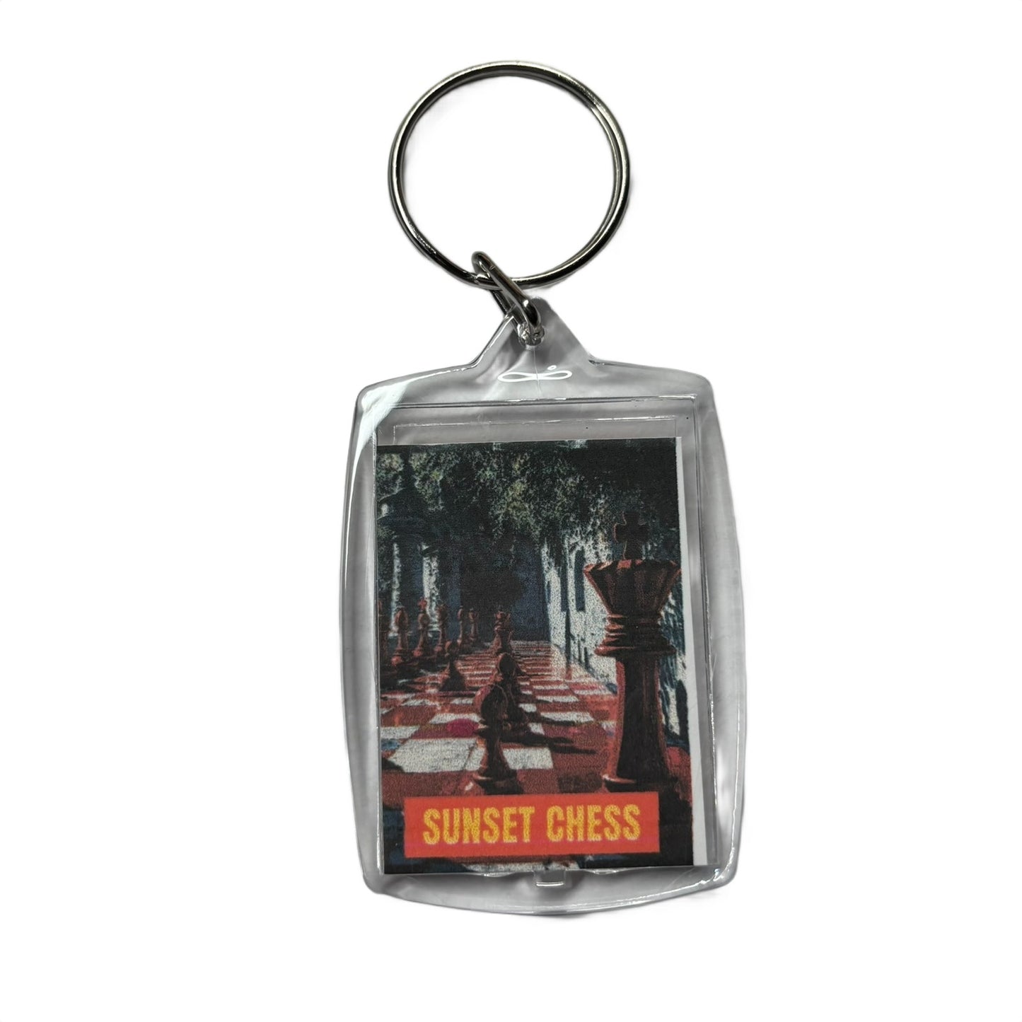 Red Halls - Chess  Photo Keychain