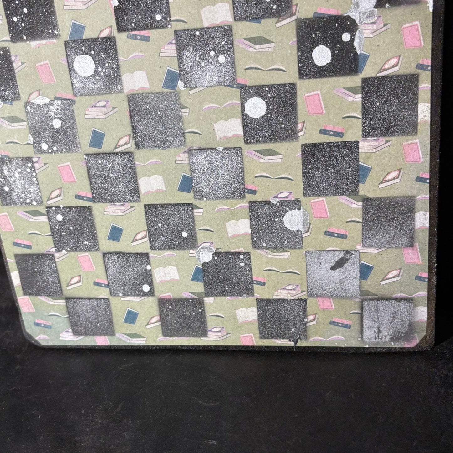 Green Books - Scrapbook Chess Board