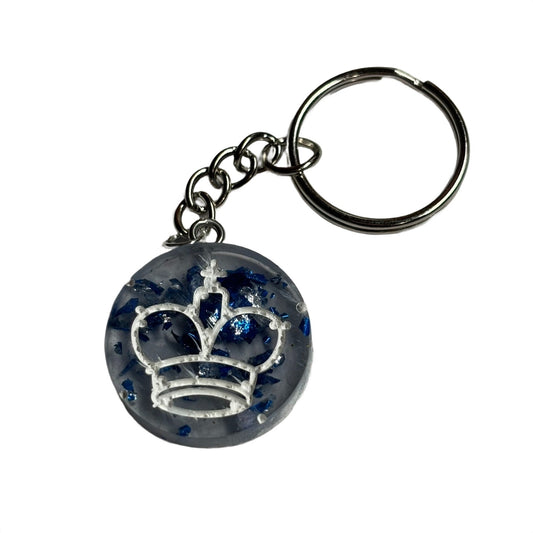 Cowboy Colored Royal King - Handmade Resin Keychain - Flat Edition