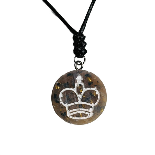Supreme King - Handmade Resin Chess Necklace