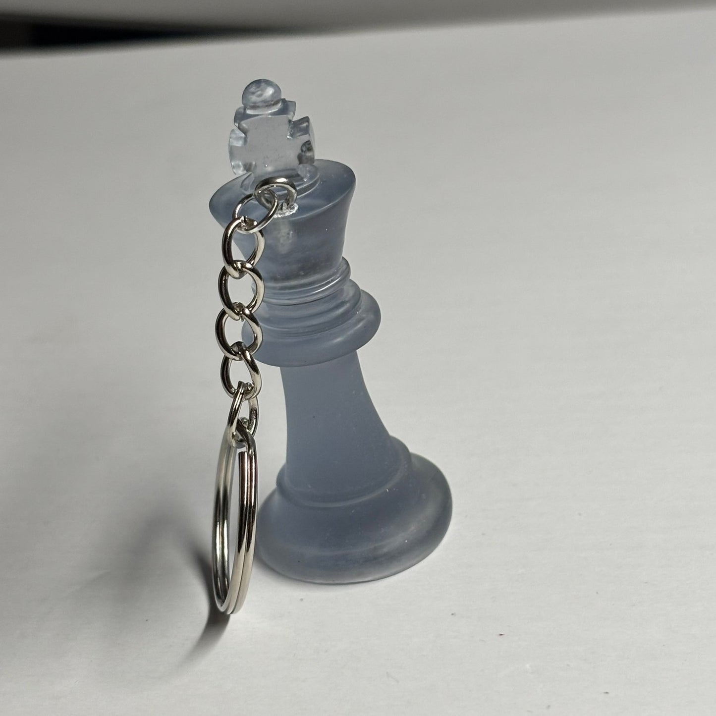 Light Blue King - Handmade Resin Keychain