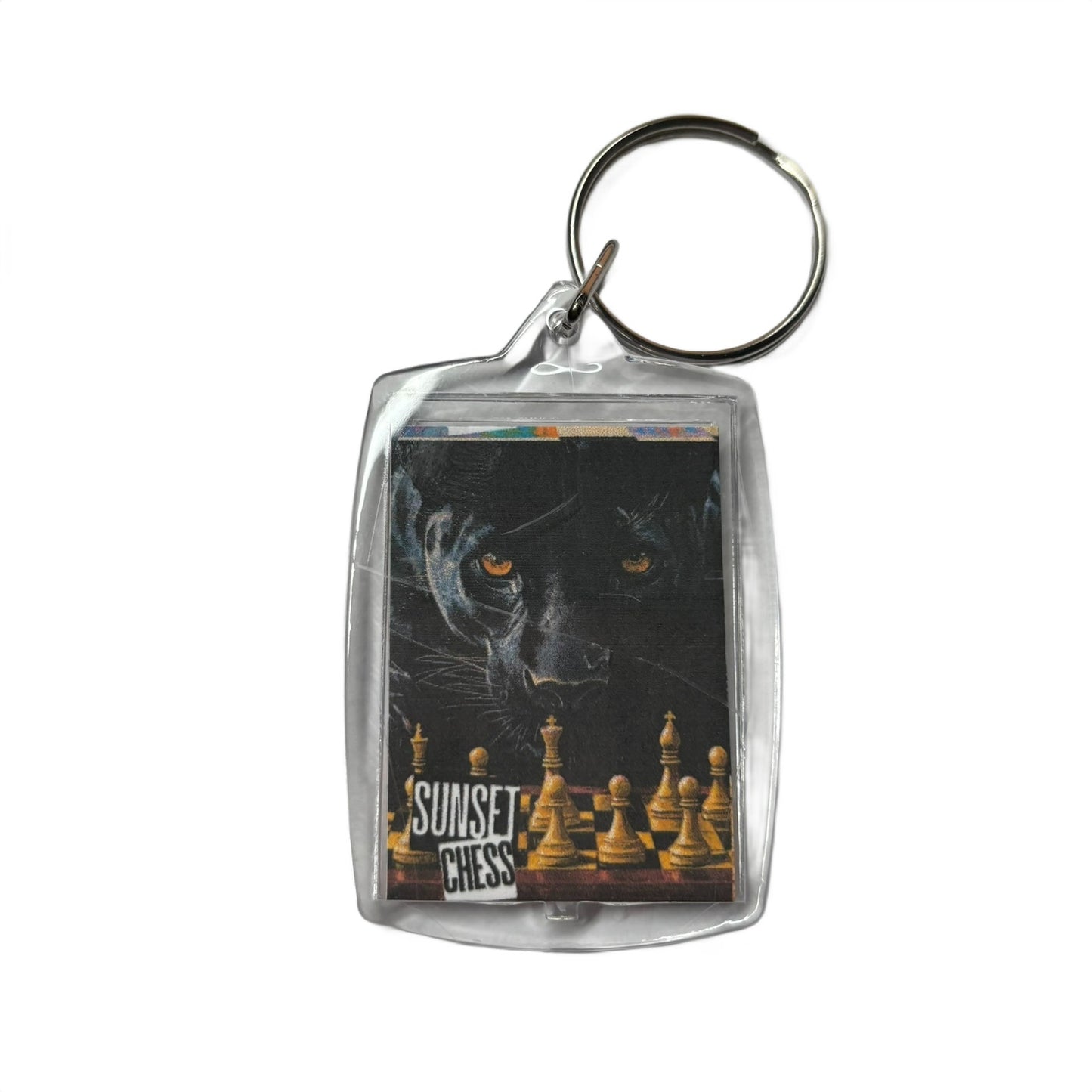 Eyes Of Fear - Chess  Photo Keychain