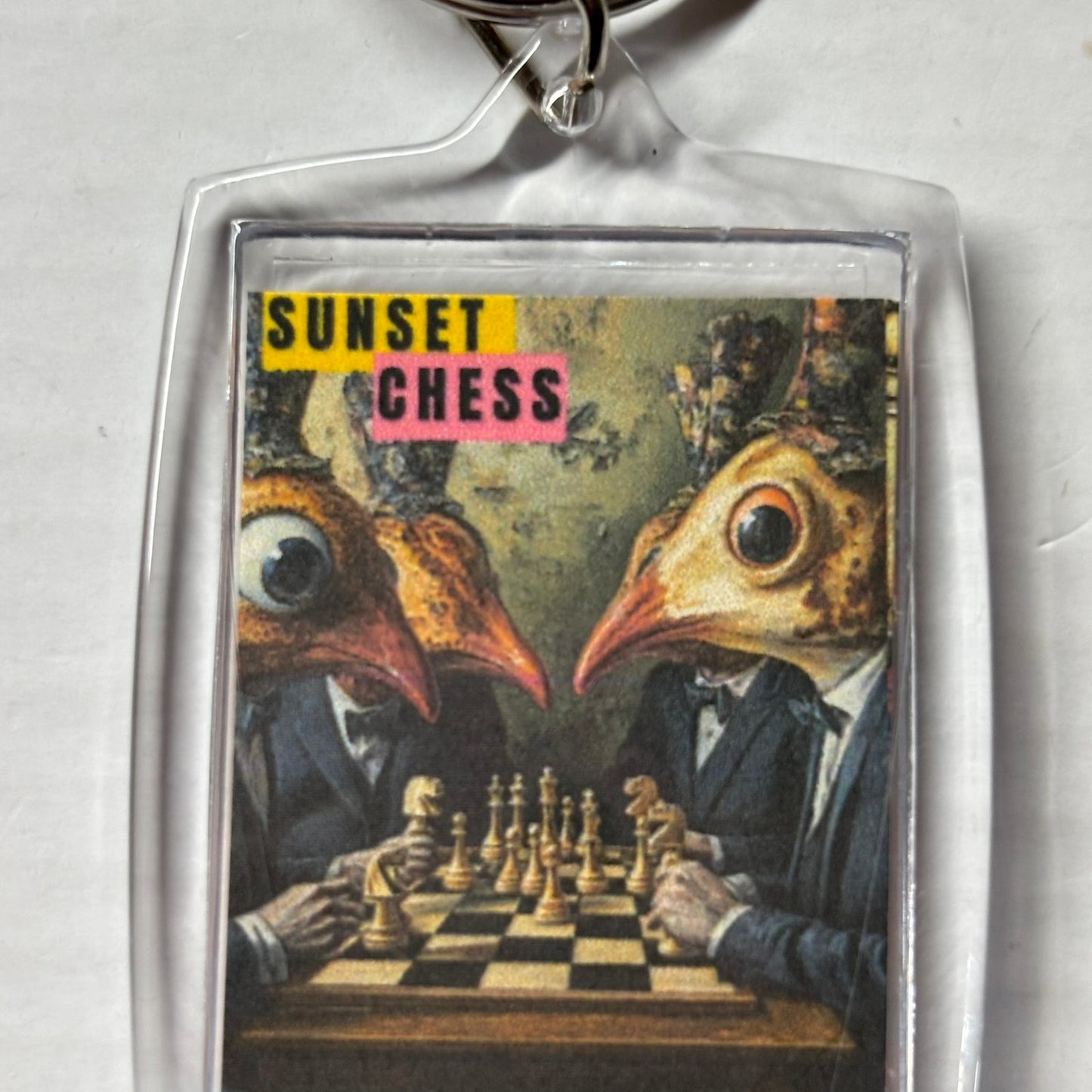 Early Birds - Chess  Photo Keychain