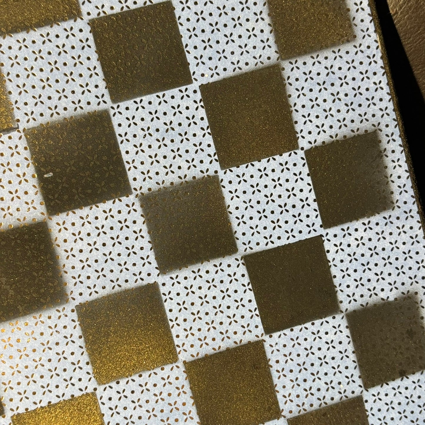 Blue Black - Scrapbook Chess Board