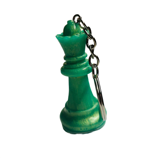 Green Queen - Handmade Resin Keychain