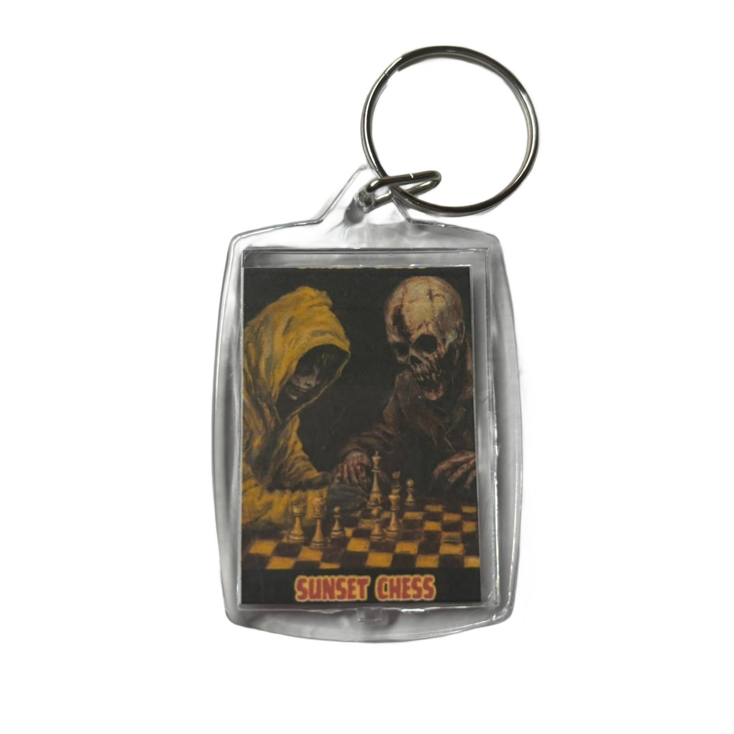 The Dead Play - Chess  Photo Keychain