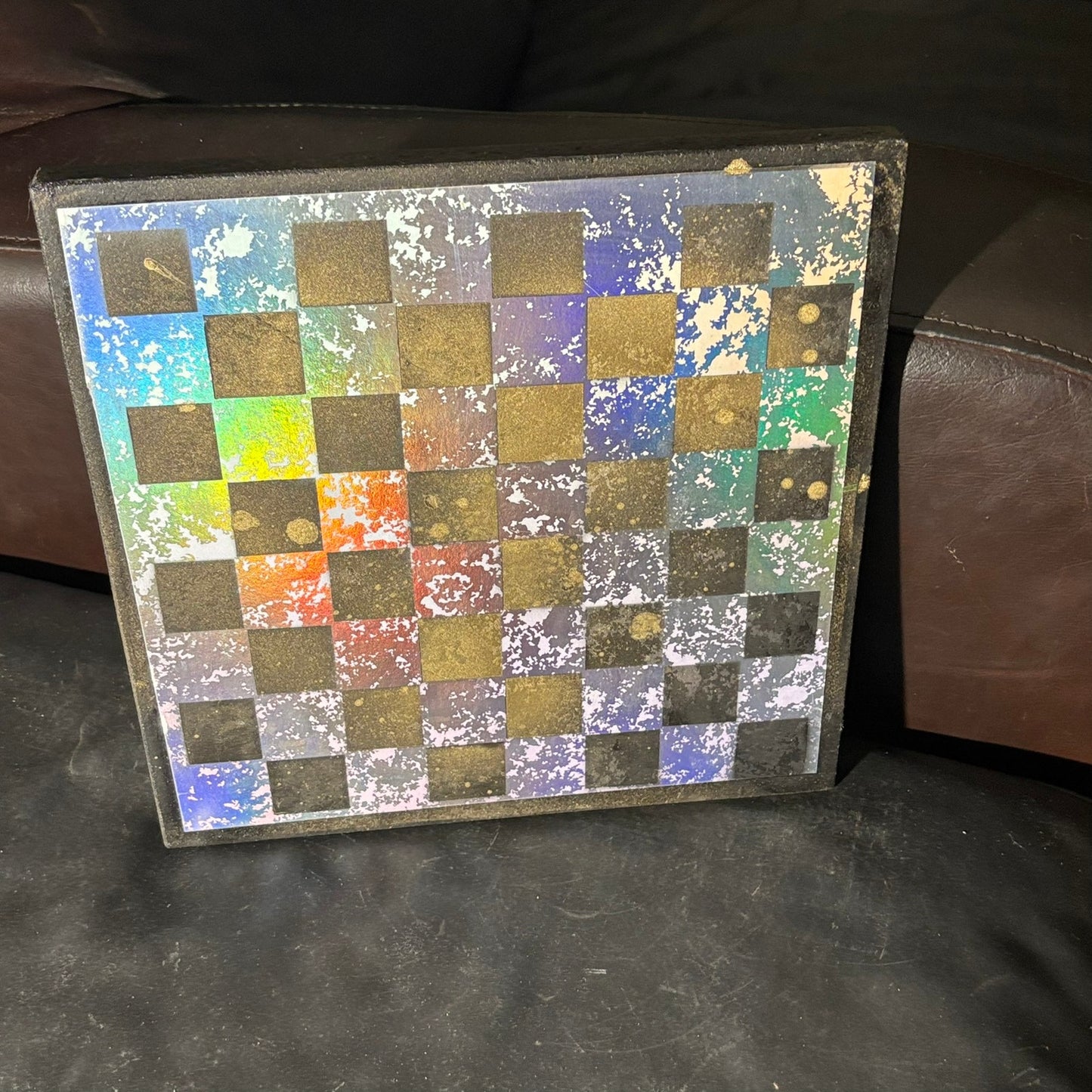 Golden Shine - Scrapbook Chess Board