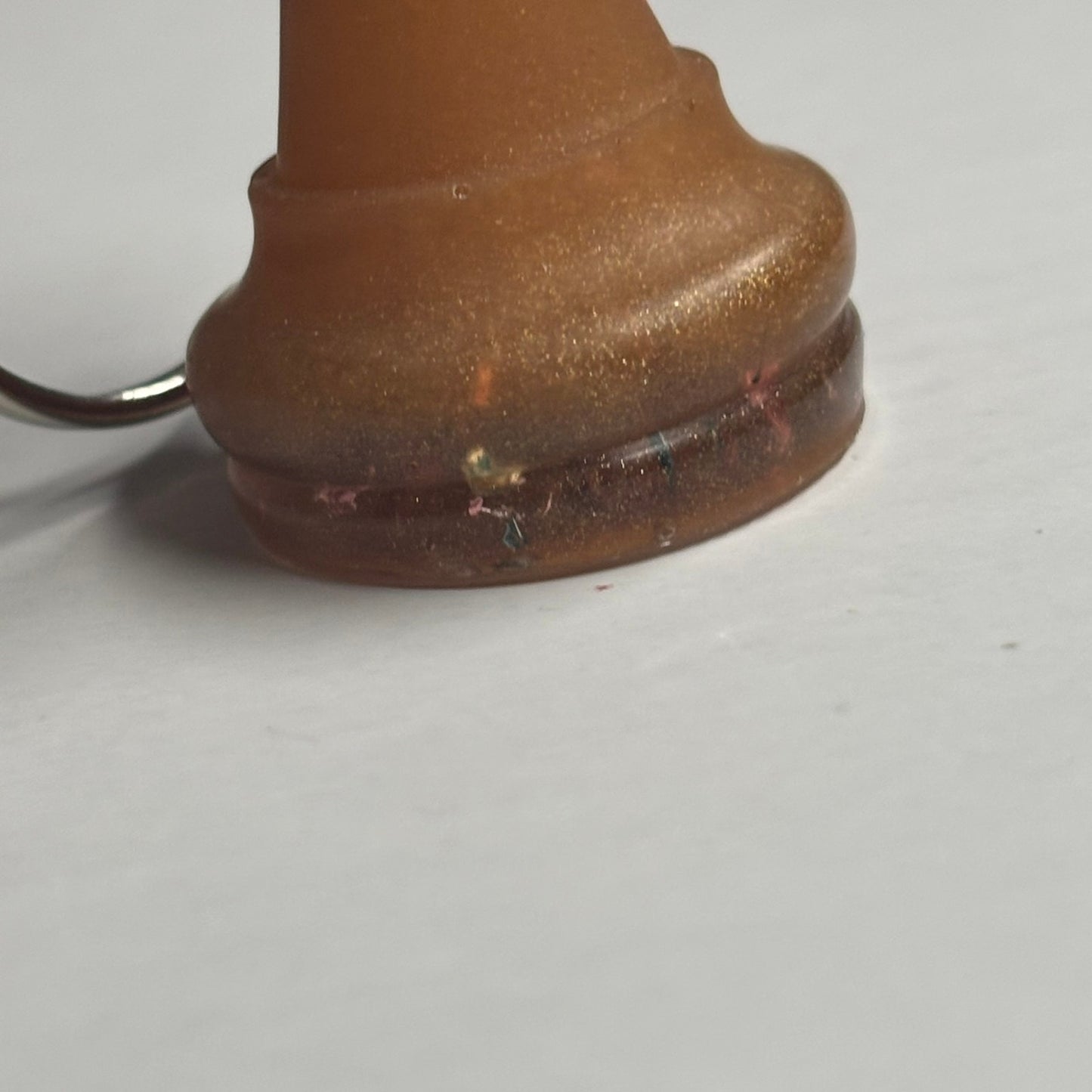 Orange Royal King - Handmade Resin Keychain