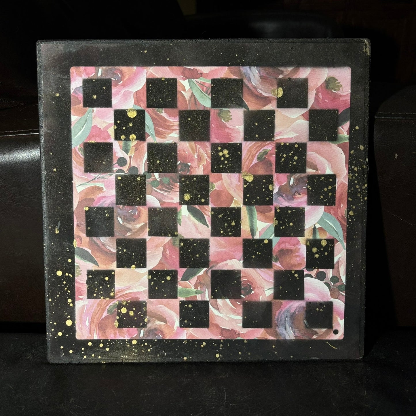Rose Gold - Scrapbook Chess Board