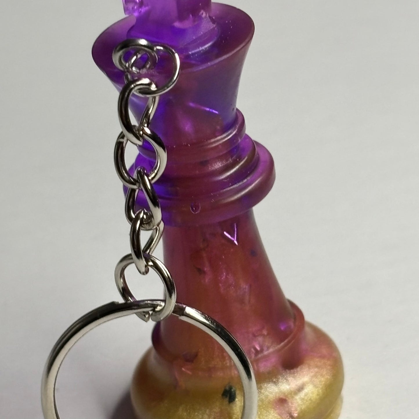 Vivid Purple King - Handmade Resin Keychain