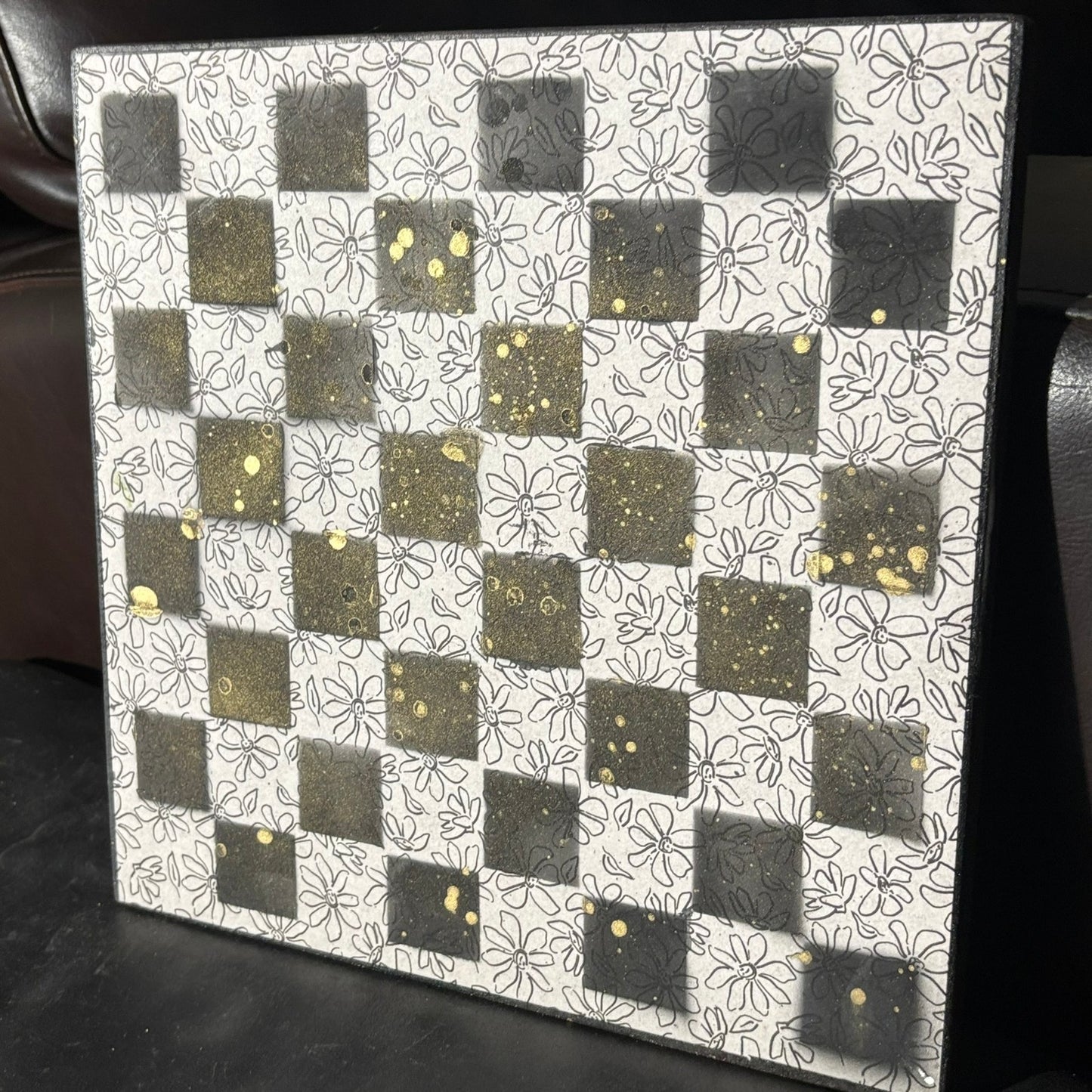 Black & White - Scrapbook Chess Board
